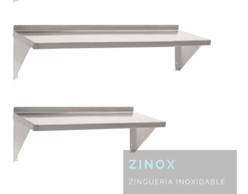 Estante Repisa Acero Inoxidable 90x25