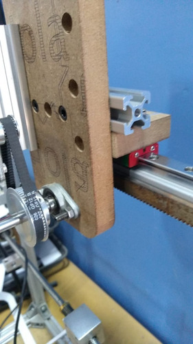 Juego De Poleas Y Banda Gt2-6mm Para Mini Cnc 3d 60 Diente