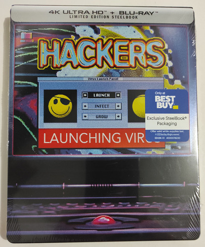 Hackers 4k Blu-ray Steelbook