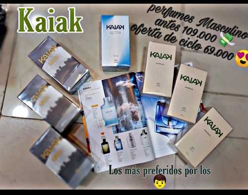 Perfume Kaiak Masculino Natura - Ml A $ - mL a $680