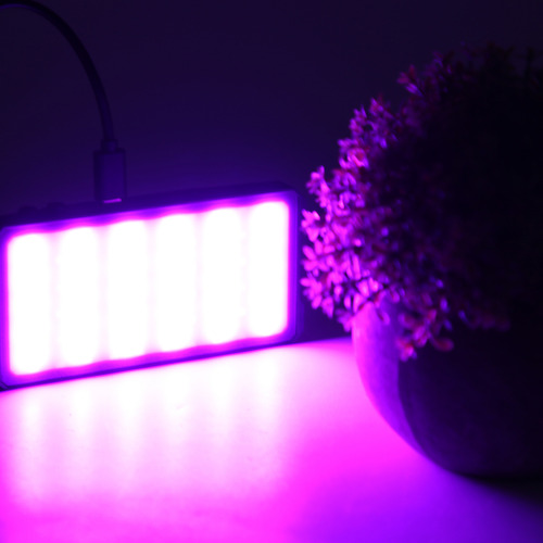 Luz Led De Vídeo Rgb Con Luz De Relleno Para Cámara Manbily