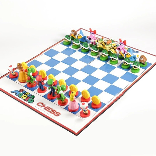 Super Mario Bros Chess Collector's Edition Ajedrez En Caja
