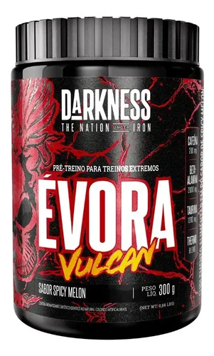 Pré Treino Évora Vulcan Spicy Melon 300g Darkness - R$ 97,86