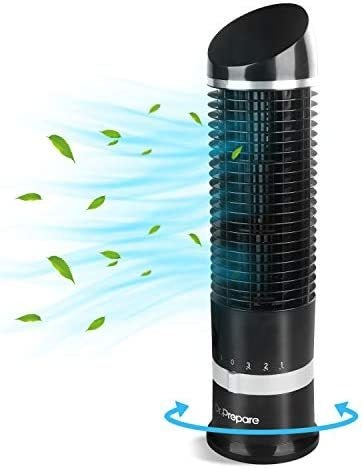 Imagen 1 de 7 de Ventilador De Escritorio Torre Dr.prepare Negro