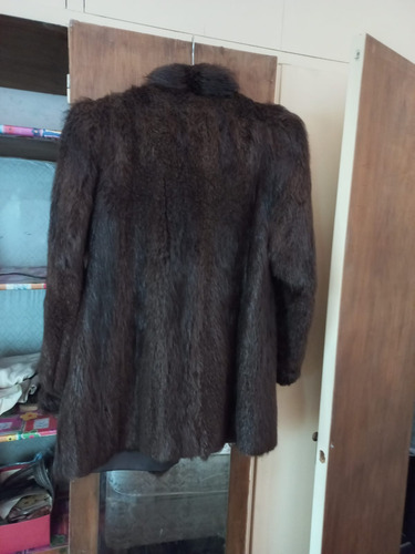 Tapado De Piel Natural. Mujer. ( 2 ) (Usado)