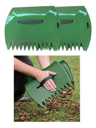 El Colector Portátil Leaf Pair Agarra Hojas Para Limpiar El