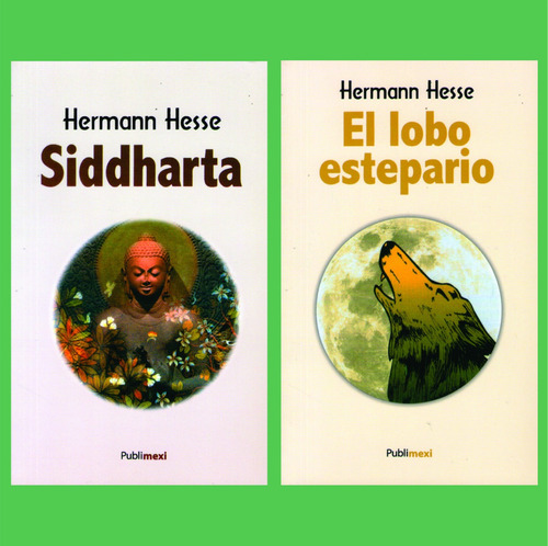 Hermann Hesse Lote X 2 Libros Siddharta Lobo Estepario