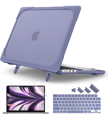 Funda Para Macbook Air 13.6 M2 + Accesorios - Lavanda