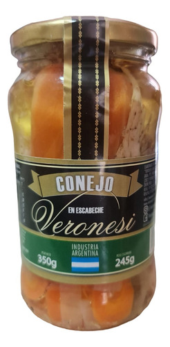 Escabeche De Conejo Veronesi 350 Grs 