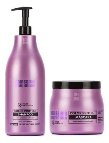 Kit Shampoo Y Mascara Pileta Color Protect Hs
