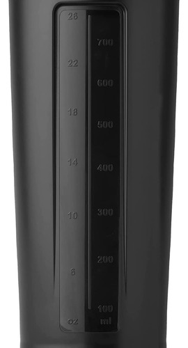 Botella Coctelera 32 Oz Para Batidos De Proteínas Negra