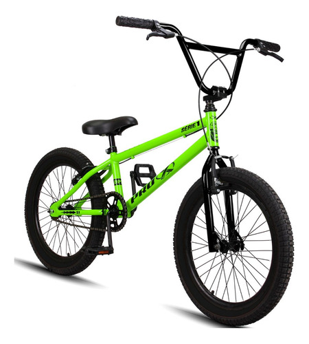 Bicicleta Bmx Aro 20 Pro-x Freios V-brake Verde E Preto Cor Verde/preto Tamanho Do Quadro 20