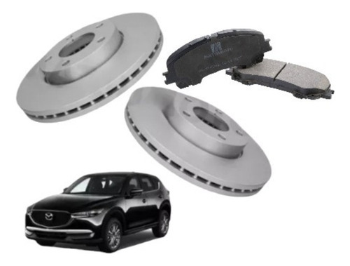 Discos De Freno Trasero+pastilla Mazda Cx5 2019-2020-2021