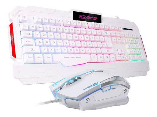 Combo De Teclado Usb Gaming Mouse Gaming, Gk Juego De T...