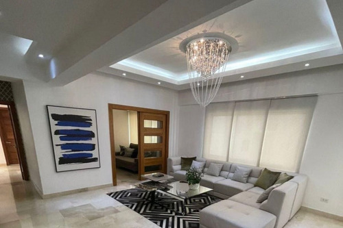 Apartamento Alquiler En Piantini Amueblado De Tres Habitaciones