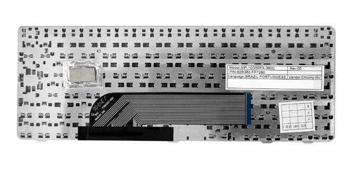 Teclado 82b382-fp7280 Positivo Mobo 5950 5900 Cor Cinza