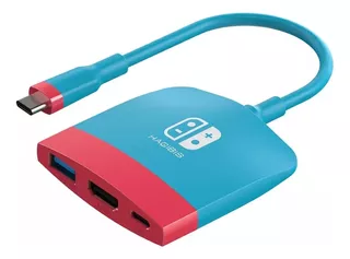 Adaptador Hub Dock Portátil 4k Para Nintendo Switch Original