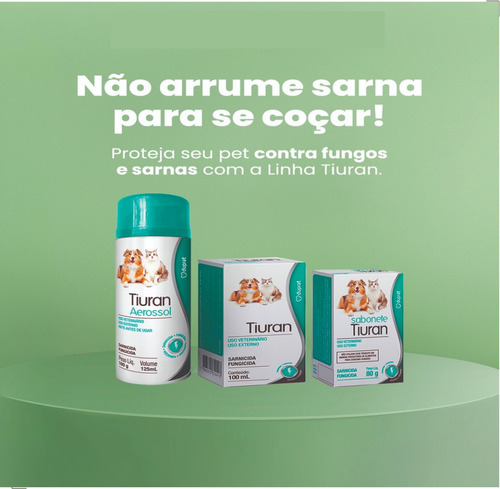 Micose Ouvido Cachorro Tiuran Aerosol 125ml