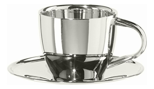 Oggi 6594.0 Coffee Cup & Saucer Double Wall (6 Oz),