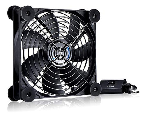 Scccf Quiet 120mm Usb Fan, 5v Usb Portable Cooling Fan For F