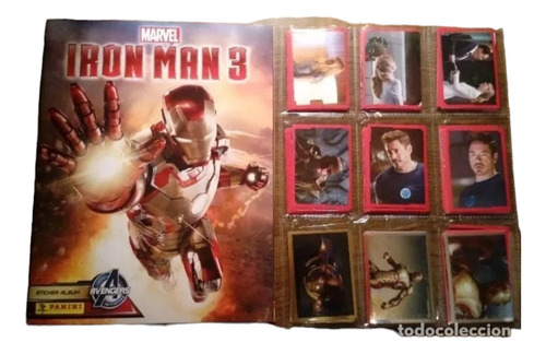 Album Figuritas Panini Iron Man 3 Completo