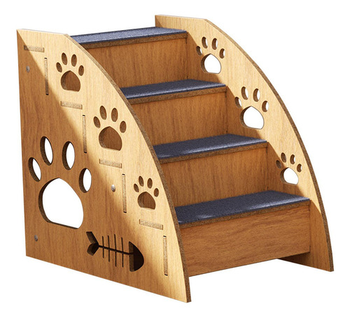 Escaleras De Madera Para Mascotas, Escalera De 4 Pisos