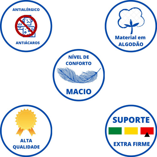 Imagem 4 de 4 de Travesseiro Univesal Maje Fibras 50x70cm Suporte Firme