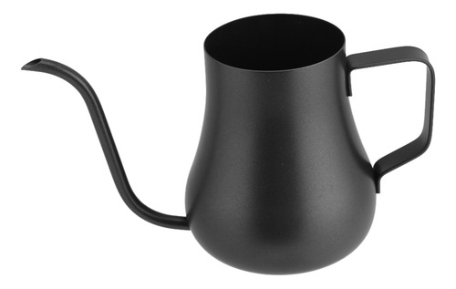 Cafetera Con Cuello De Cisne De Acero Inoxidable Negro De 28