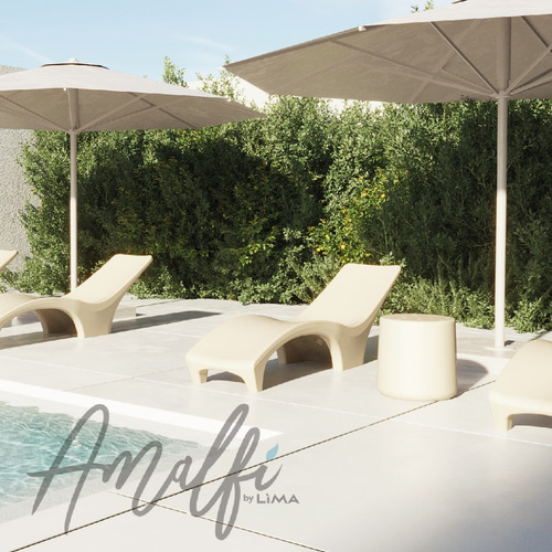 Mesa Amalfi 40x40 Cm Diseño Moderno Apta Exterior Interior