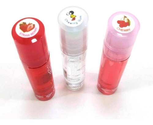 Brillo Labial Roll On Bolilla Love Aroma Sabor 3 X Unidades