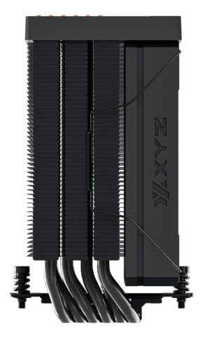 Disipador Para Cpu Xyz Thermax Pulsar 6, 6 Heatpipes, Negro