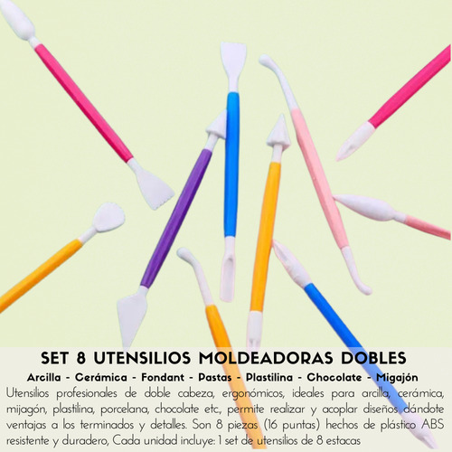 Herramientas Moldeadoras Profesionales 24 Piezas Escultura