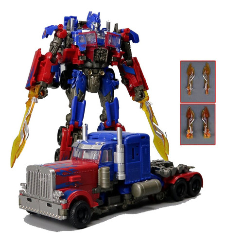 Transformers Optimus Prime Nuevo Camión Transformable Minia