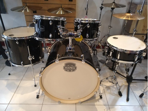 Imagen 4 de 10 de Batería Mapex Storm Ltst5295ft 5 Cuerpos Fierros Banqueta