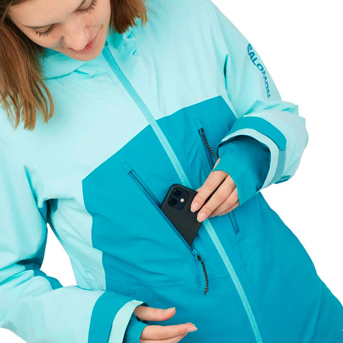 Campera Salomon Brilliant 20k Ski Snowboard Mujer