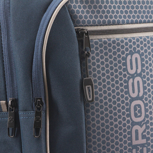 Mochila Espalda Urbana Unicross 18'' 62.3777 Color Azul 62.3777.2 Diseño De La Tela Liso