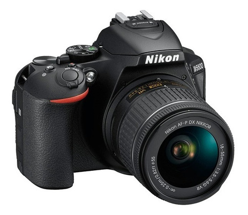  Nikon Kit D5600 18-55mm VR DSLR color  negro 