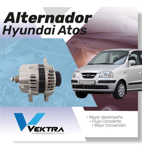 Vektra - Alternador - Hyundai - Atos 