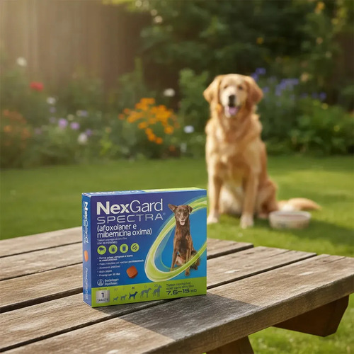 Nexgard Spectra P/ Cães De 7,6kg a 15kg C/1 Tablete