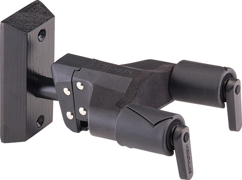 Imagen 2 de 3 de Soporte De Pared Hercules Gsp38wb Plus Guitarras Bajos
