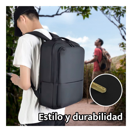Mochila Moderna Para Oficina Y Negocios Con Carga Usb-lextt