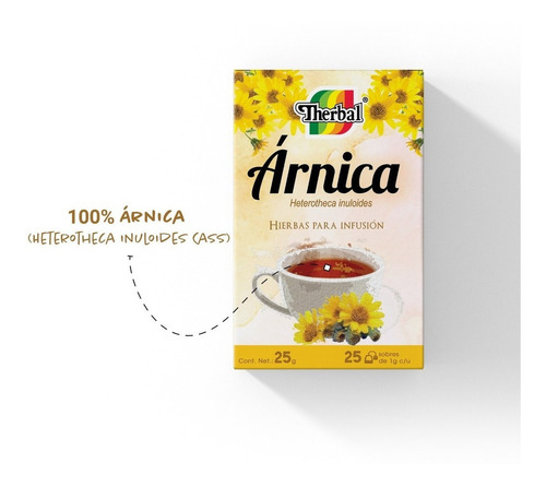 Té Arnica Therbal 25 Sobres