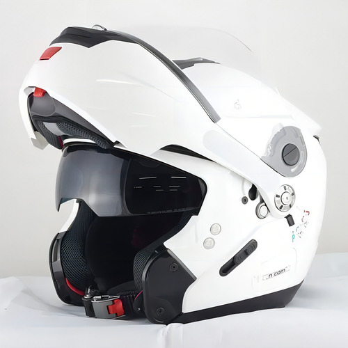 Capacete Articulado Nolan N90-2 Classic (5) Branco Metalico