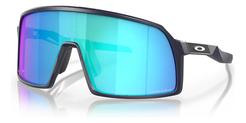 Óculos de sol Oakley SPORT AND PERFORMANCE Sutro S P armação de injectado cor matte navy, lente sapphire de policarbonato prizm, haste matte navy de injectado - OO9462