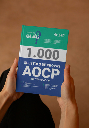 Apostila Livro Com 1000 Questões Gabaritadas Aocp - Editora Nova