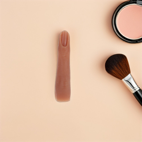 Dedo De Silicona Para Practicar Manicura: Dedo Falso Flexibl