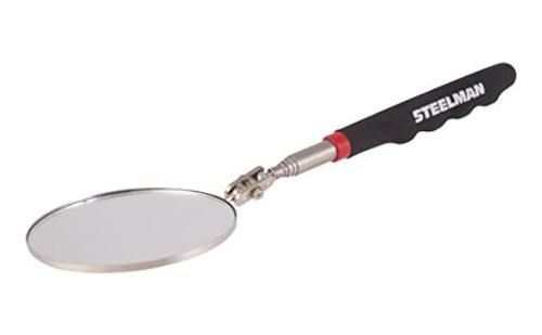 29-inch Telescoping Auto Inspection Mirror, Durable Ste...