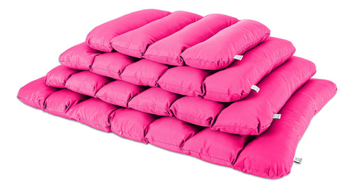 Cama Perro Pet2go® Portátil Viaje - Enrollable 90x65cm Color Rosa