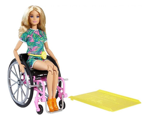 Muñeca Barbie Fahionistas Con Silla De Ruedas