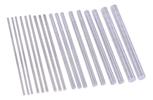Juego De 18 Barras De Aluminio Para Torno Redondas